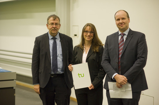 Preisverleihung Dr. Sandra Frach bei der Preisverleihung