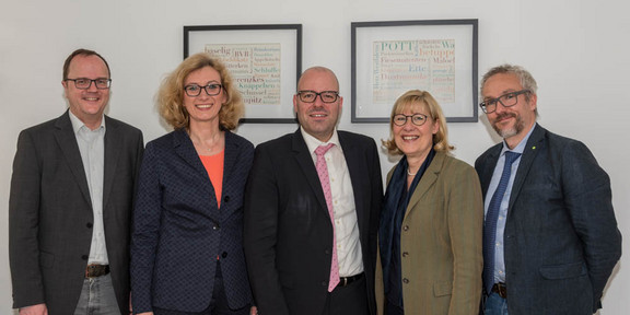 Prof. Kast, Prof. Melle, Prof. Raunser, Prof. Gather, Prof. Rauh