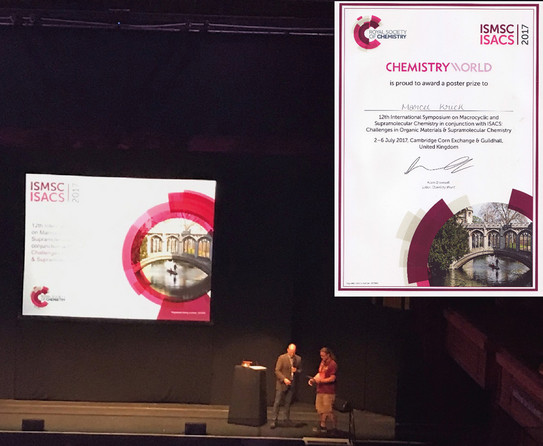 Preisverleihung Marcel Krick bei der Preisverleihung