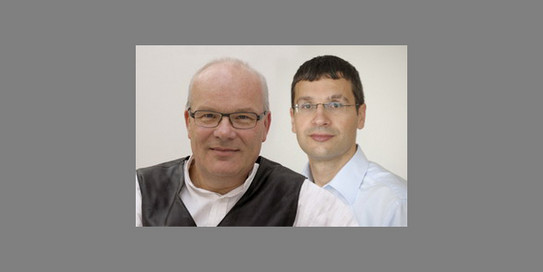 Prof. Waldmann und Prof. Kaiser