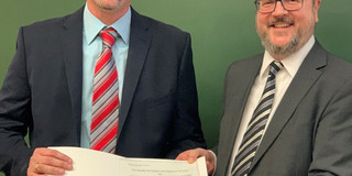 Verleihung der Venia Legendi Dr. Brunschweiger und Prof. Kast bei der Verleihung der Venia Legendi