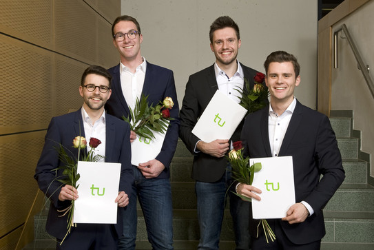 Lukas Brieger, Andreas Voß, Felix Langenohl, Moritz Achternbosch