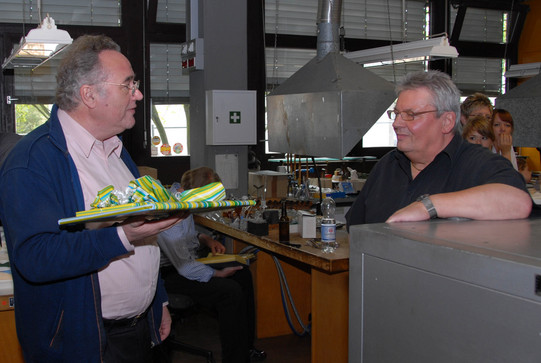 Dr. Leibold und Jürgen Pulina