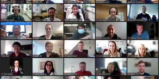 Videokonferenz des Symposiums mit über 80 Teilnehmern