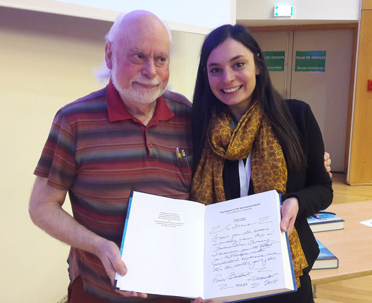 Prof. Stoddart und Irene Regeni