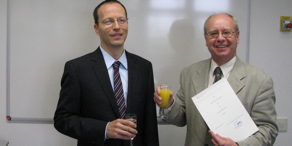 Czeslik - Rehage Prof. Dr. Claus Czeslik und Dekan Prof. Dr. Heinz Rehage