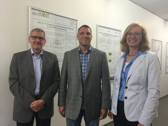 Jurkschat-Schirmacher-Melle Prof. Jurschat, Prof. Schirrmacher, Prof. Melle (Dekanin)