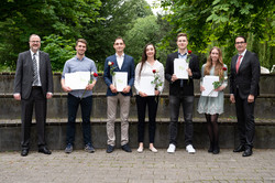 Gruppenbild Jahrgangsbeste Master