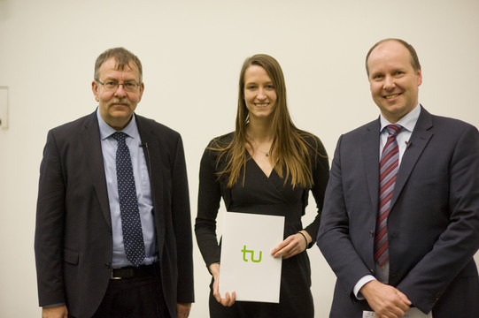 Preisverleihung Dr. Ulrike Kroesen bei der Preisverleihung