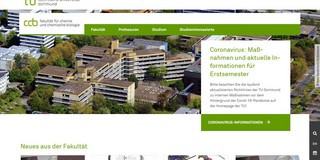 Website Startseite der neuen Website