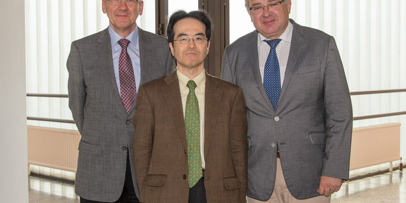 Jurkschat-Saito-Winter Prof. Klaus Jurkschat, Prof. Masaichi Saito, Prof. Roland Winter